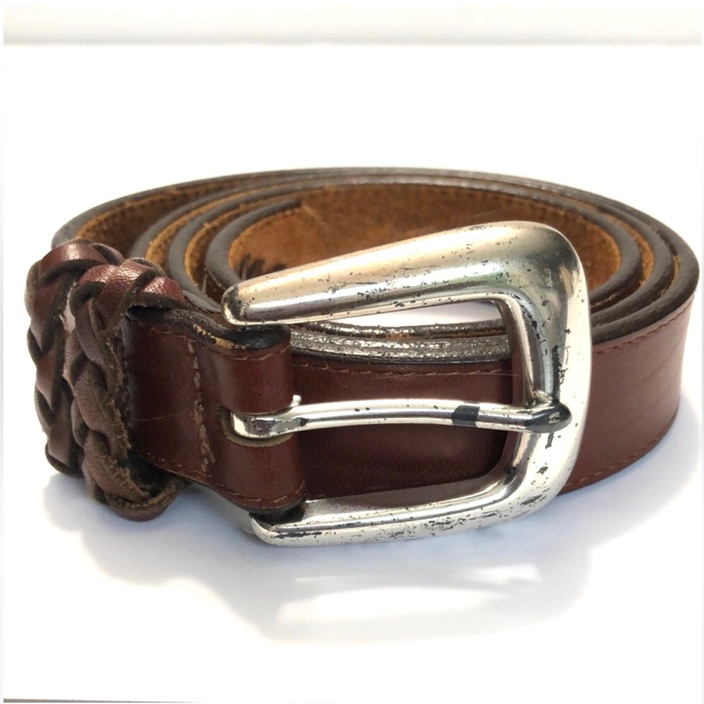 L.L.Bean Brown Leather Belt size 34